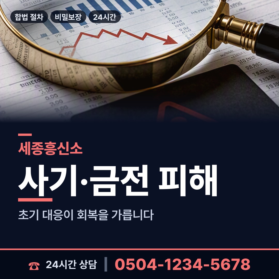 세종 금남면 기업탐정 상담 안내